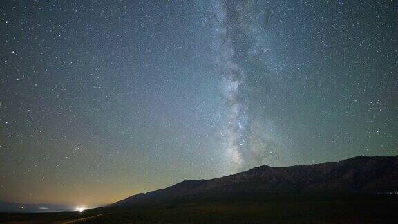 美丽的夜空时光流逝