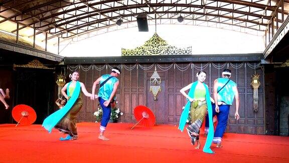 4K泰国传统舞蹈表演