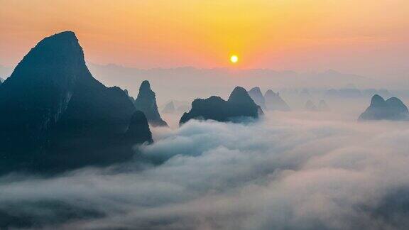 桂林山水秀丽自然风光