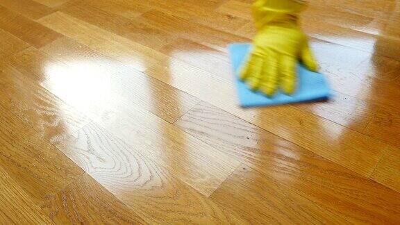拼花清洁木地板
