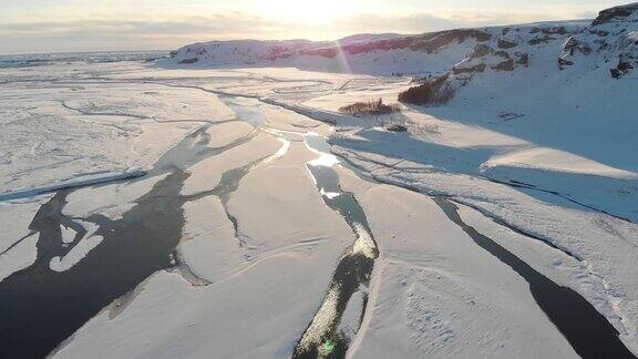 冰岛的河