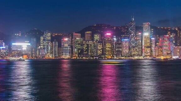 延时拍摄:从香港太平山顶的日落