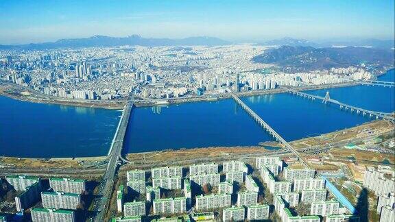 韩国首尔市美丽的建筑