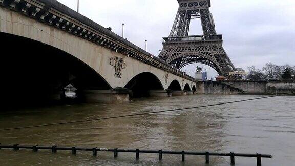 巴黎塞纳河的洪水