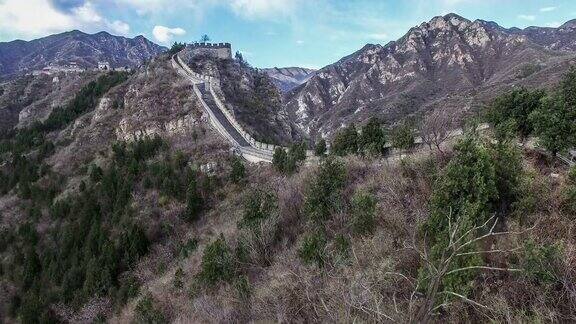 居庸关长城鸟瞰图北京中国