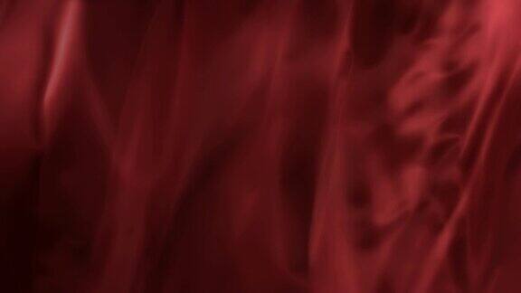 光滑流畅的豪华缎子闪亮的红色织物