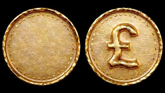 英镑和空硬币