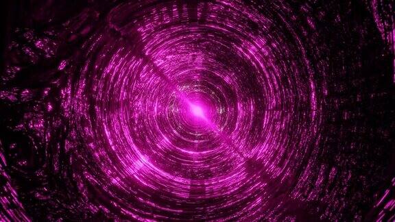 VJ循环粉色隧道背景4K