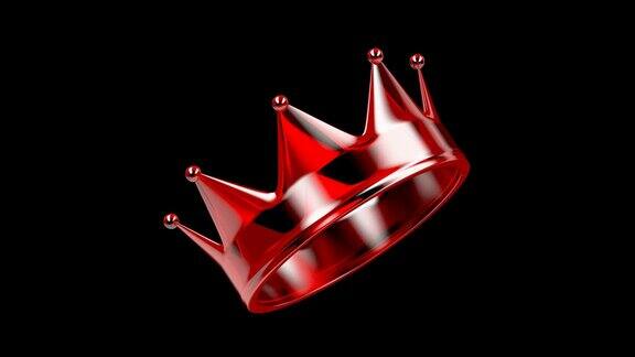 红色的水晶皇冠