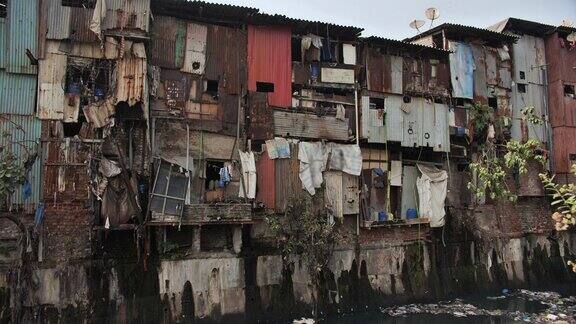 孟买东部的达拉维贫民窟印度马哈拉施特拉邦的班德拉区