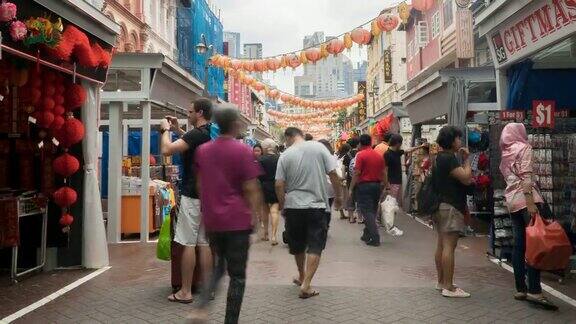 新加坡唐人街街头