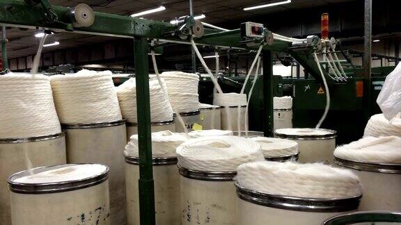 纺织厂-纺纱纱线生产