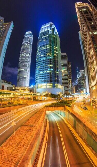 香港夜景4K延时(垂直屏幕缩小)