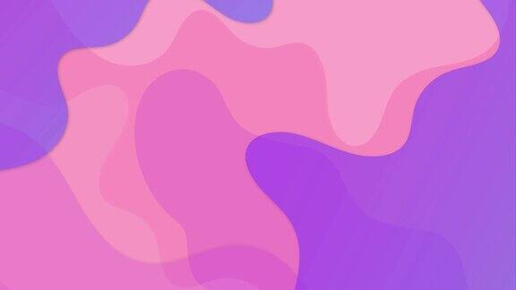 彩色液体抽象背景紫色运动艺术