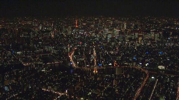 东京的夜景