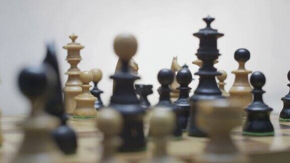 国际象棋棋盘与经典木片016