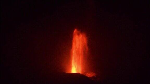 拉帕尔马康伯利维亚火山爆发