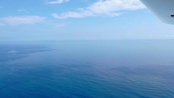 印度洋的鸟瞰图非常平静和和平