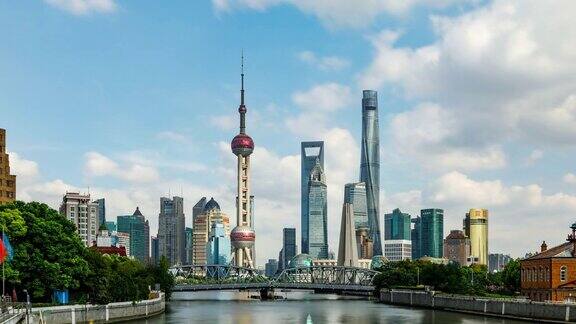 上海中国的时间流逝