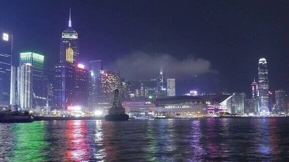香港的城市延时摄影
