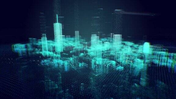 全息人工智能智慧网络城市3d