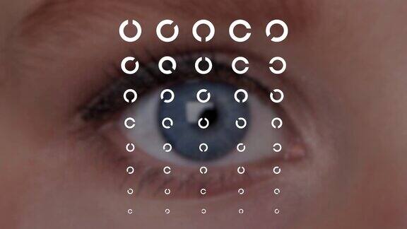 视力测试用数字测定视力视光