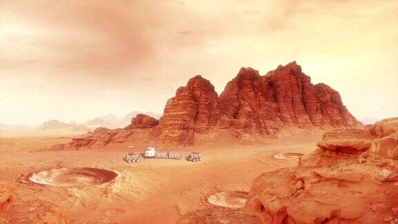 火星景观一号和火星探测器