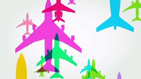 喷气式飞机的动画