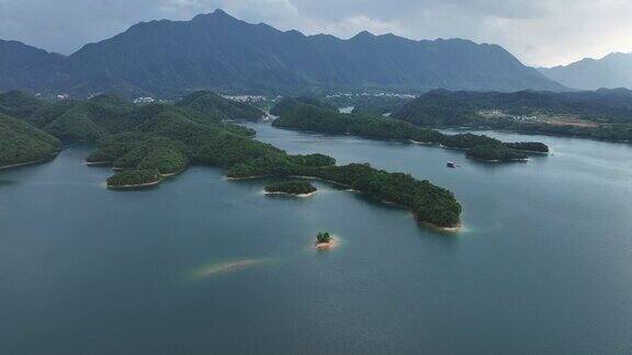 中国江西省千岛湖航拍图