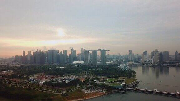 新加坡海湾地区空中