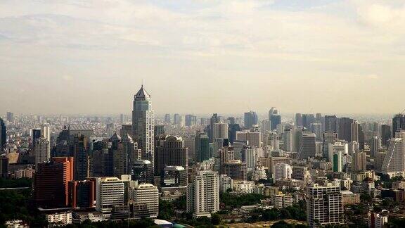 时间推移:现代曼谷城市景观