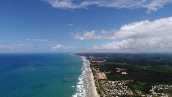 巴西巴伊亚州伊尔赫乌斯的米霍纳里奥斯海滩
