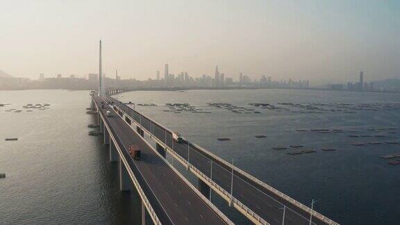 深圳湾大桥一览无余