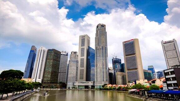 高清延时:新加坡城市景观