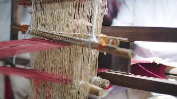 传统棉手工编织