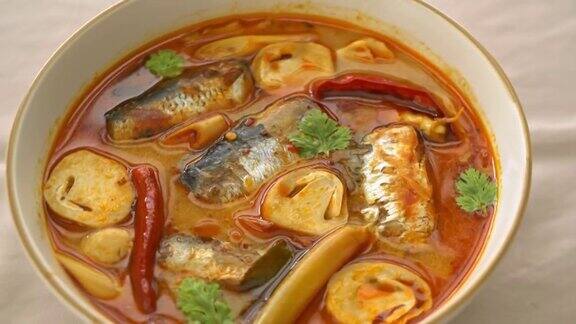 百胜麻辣汤鲭鱼罐头-亚洲风味