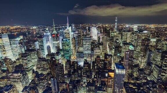 TU曼哈顿纽约夜景