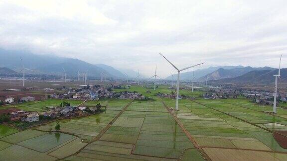 中国四川西昌风电场景观