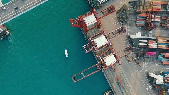 香港集装箱货轮码头