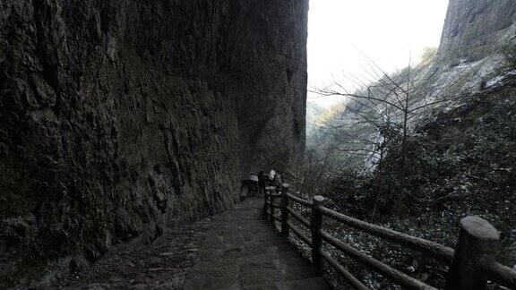 浙江衢州市江郎山风景秀丽