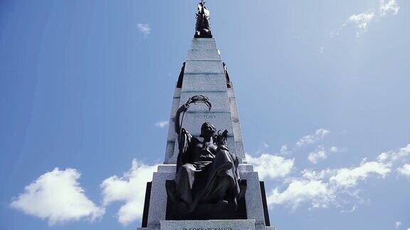 纪念1914年英国在福克兰群岛附近战胜德国舰队的纪念碑斯坦利福克兰群岛