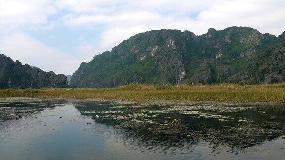 风景秀丽的喀斯特景观湿地景观