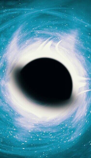 黑洞吸收并摧毁其中心的星系垂直视频