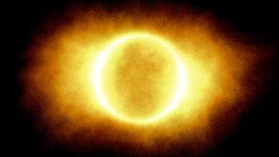 太阳爆炸粒子4k