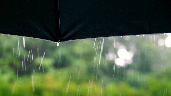 雨天撑伞