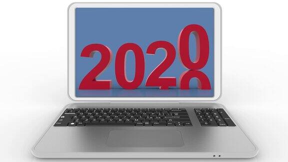 移动PC新2020年2020取代2019-3D插图-视频