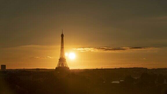 巴黎日落
