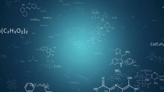 化学结构和分子式背景