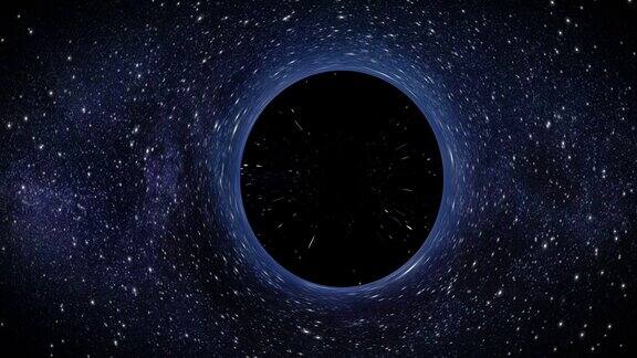 黑洞引力奇点在宇宙中移动