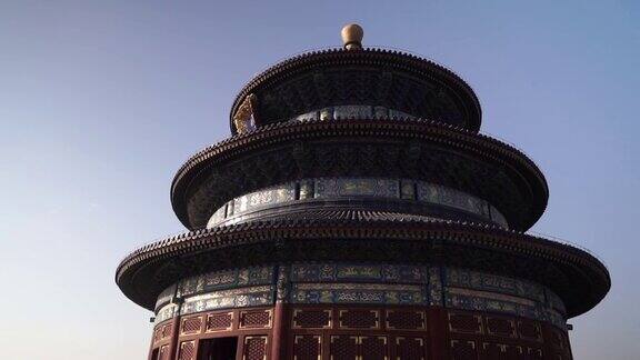 祈年殿位于北京天坛在冬天阳光明媚的日子里中国传统文化稳固射击